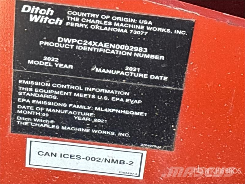 Ditch Witch C24X Pinnaselõikurid