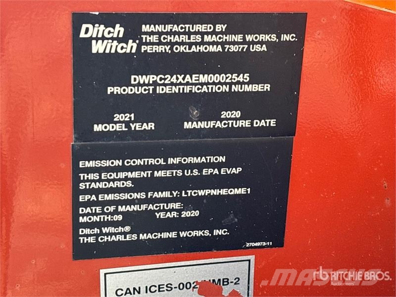 Ditch Witch C24X Freze za kopanje jarkov Trenčerji