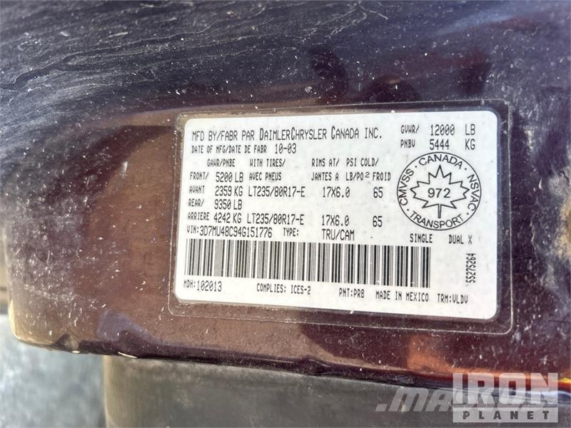 Dodge Ram 3500 Anders