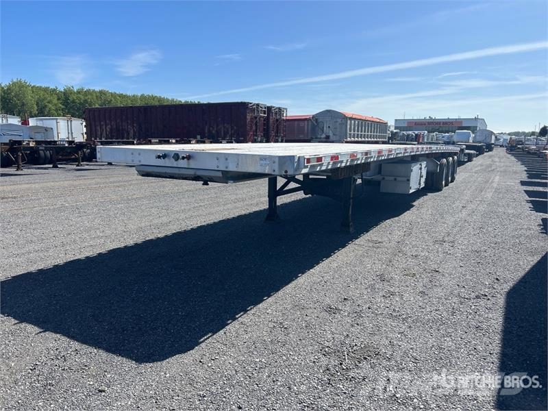 Doosan 532B 53 ft T/A Flatbed Trailer Platformos / Pakrovimas iš šono