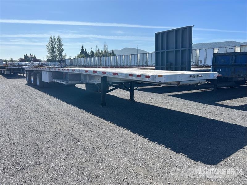 Doosan 532B 53 ft T/A Flatbed Trailer Platformos / Pakrovimas iš šono