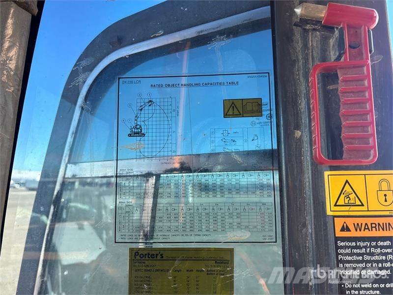 Doosan DX235 LCR Tracked Excavator Raupenbagger