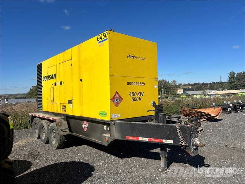 Doosan G450WCU-2C-FX-T2 400 kW Mobile Generator Set Diesel Generators