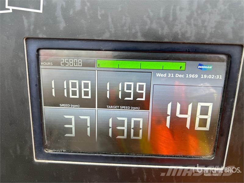 Doosan HP1600WCU-FX-T4I Mobile Air Compressor Compresores