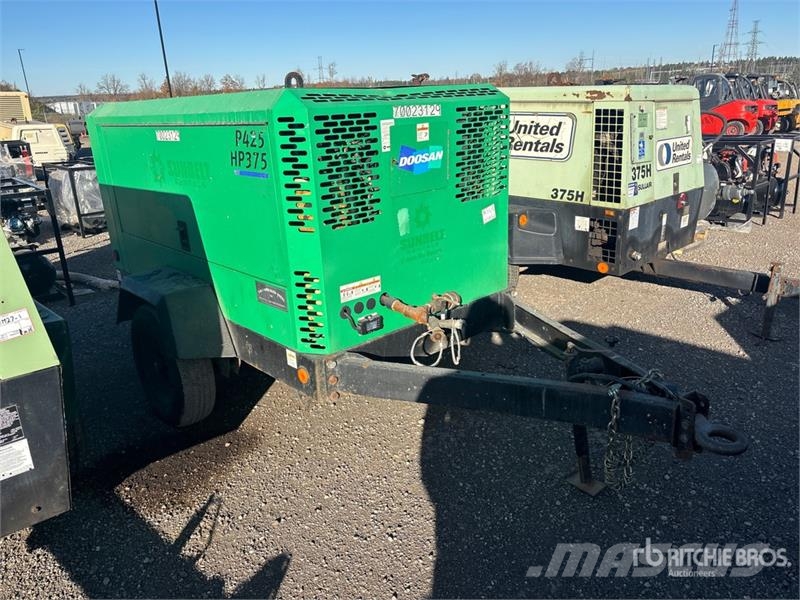 Doosan P425 HP 375 WCU-T4I Mobile Mobile Air Compressor Kompresory
