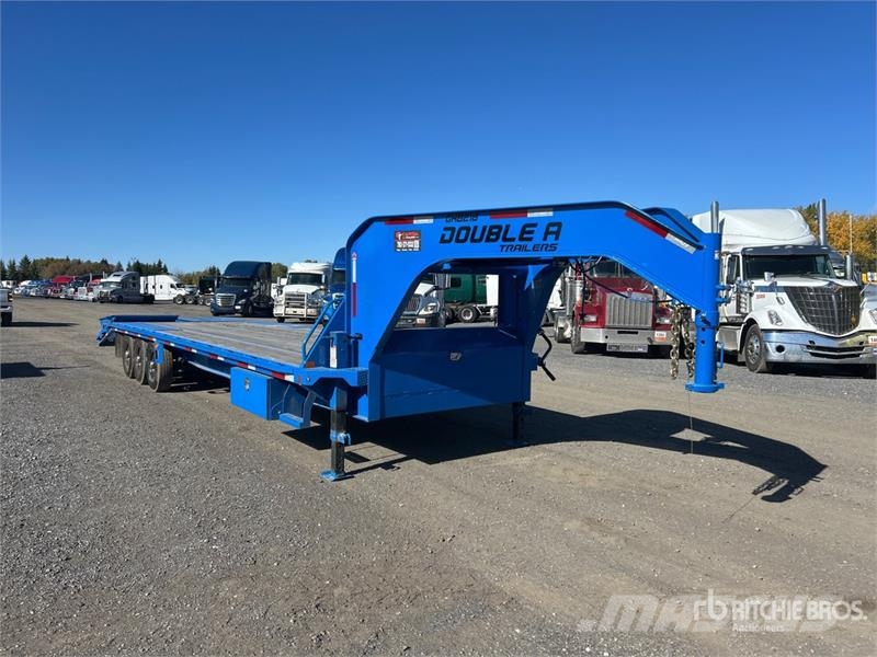  Double A GHB218 30 ft Tri/A Gooseneck Equipment Tr Прицепы-Автовозы