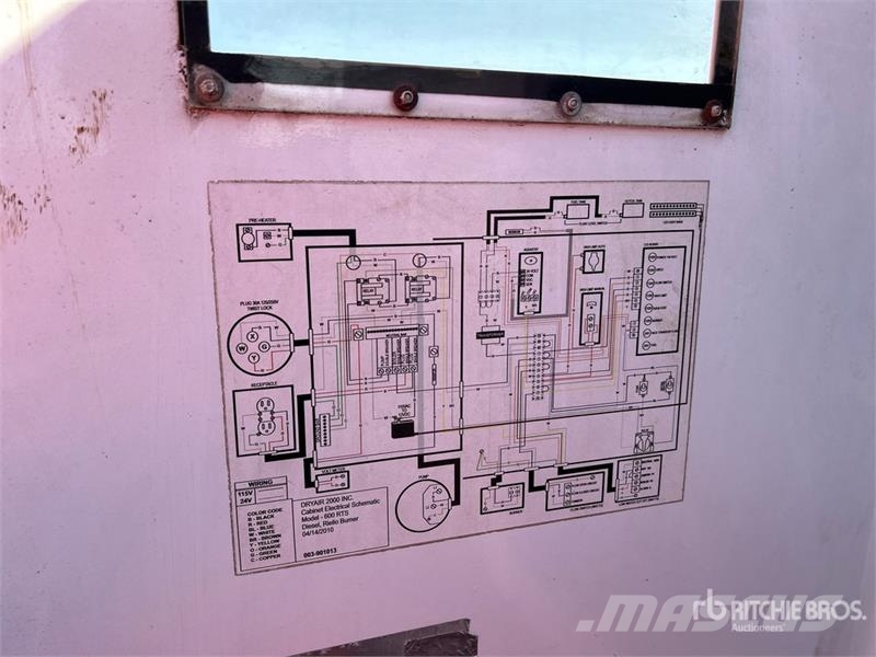 DryAir 600RTS 508564 BTU Hydronic Heater w/ Generator Muud põllumajandusmasinad