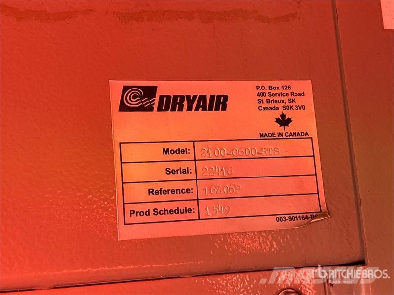 DryAir 600RTS 508564 BTU Hydronic Heater w/ Generator Muud põllumajandusmasinad
