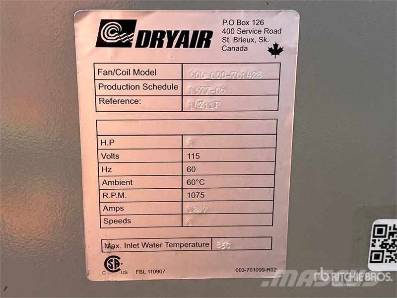 DryAir Electric Heat Exchanger Diger