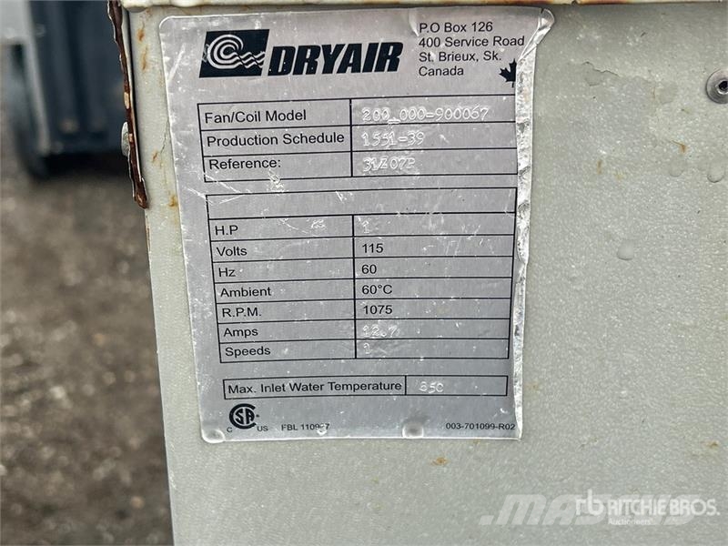 DryAir HEFA 200 Heat Exchanger Maszyny budowlane - Inne