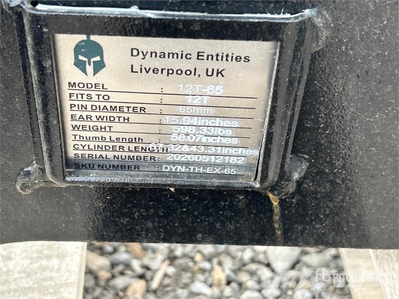 Dynamic Entities 120CL 16 in Excavator Thumb - Fits 65mm C Bakken