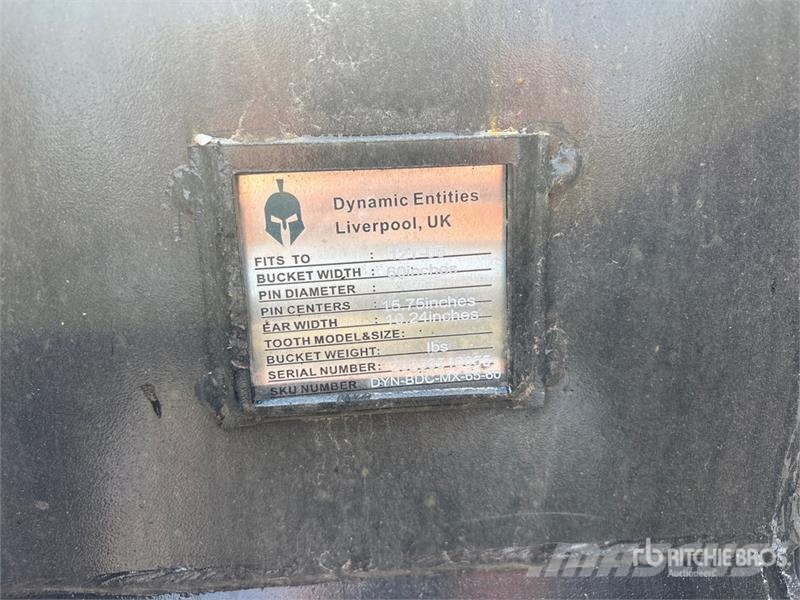 Dynamic Entities 60 in Cleanup Excavator Bucket - Fits 65m دلاء