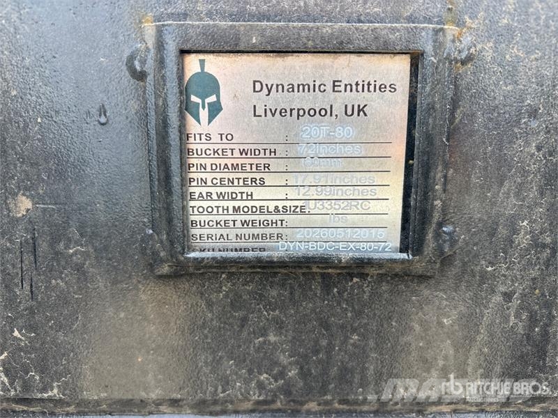 Dynamic Entities 72 in Cleanup Excavator Bucket - Fits 80m دلاء