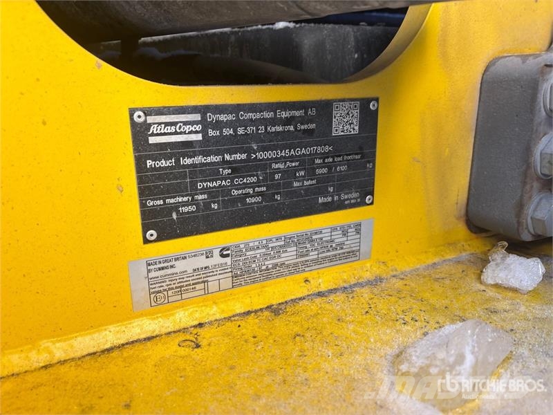 Dynapac CC4200 Double Drum Roller Οδοστρωτήρες διπλού κυλίνδρου