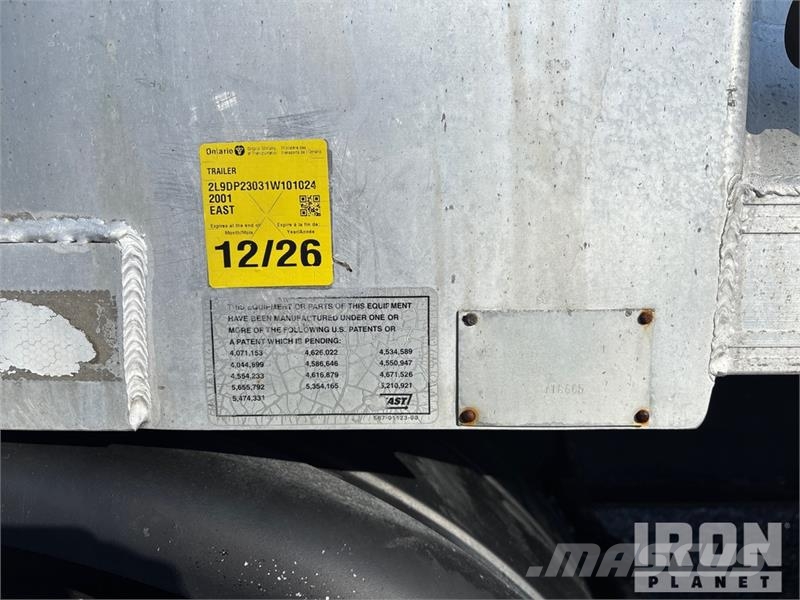 East 17 ft Tri/A Aluminum Pup Dump Trailer Remorque benne