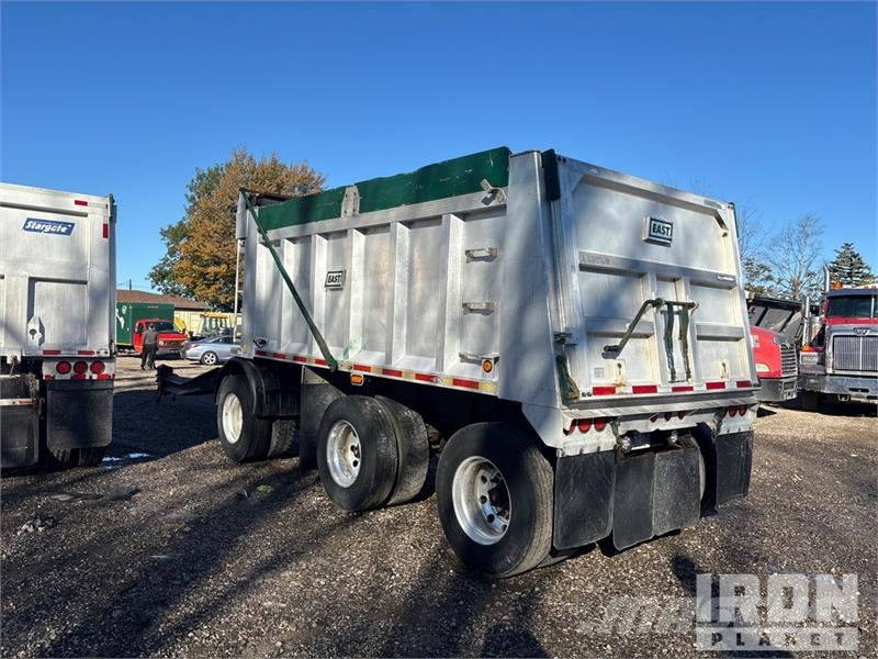 East Mfg 17 ft Tri/A Aluminum Pup Dump Trailer Tipphengere