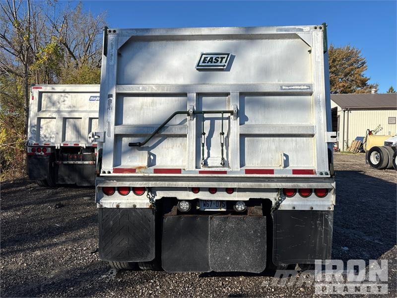 East Mfg 17 ft Tri/A Aluminum Pup Dump Trailer Tipphengere