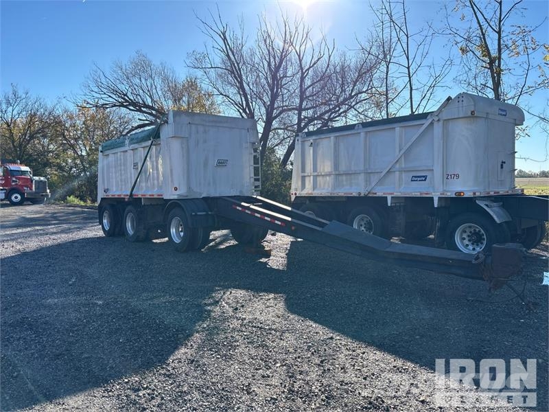 East Mfg 17 ft Tri/A Aluminum Pup Dump Trailer Tipphengere