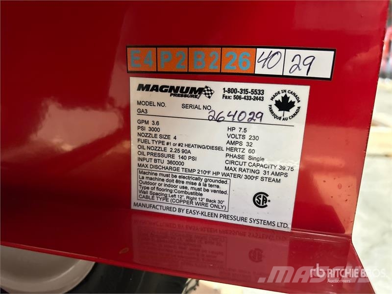 Easy-Kleen Magnum 3600 Pressure Washer (Unused) Mašine za pranje pod niskim pritiskom