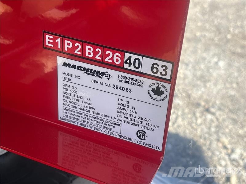 Easy-Kleen Magnum Gold 4000 Lagedrukreinigers