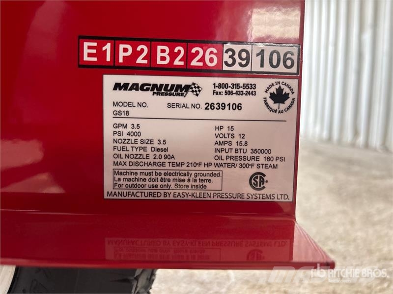 Easy-Kleen Magnum Gold 4000 Series Pressure Washer (Unused) Mašine za pranje pod niskim pritiskom
