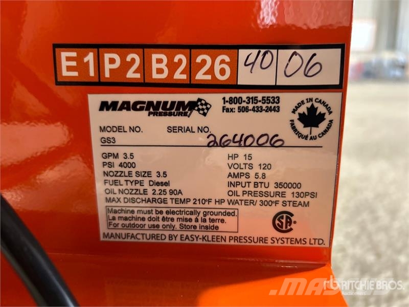 Easy-Kleen Magnum Plus Pressure Washer (Unused) Hand Wasserdruckreiniger