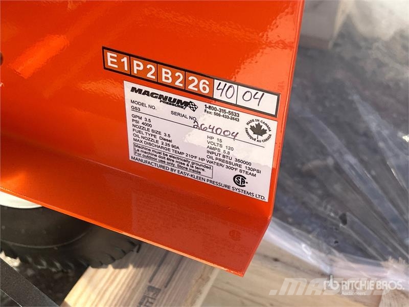 Easy-Kleen Pressure Washer (Unused) Alacsony nyomású