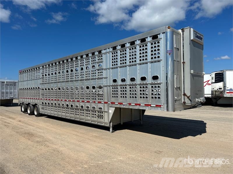 EBY 53 ft Tri/A Livestock Trailer Eläinkuljetusperävaunut