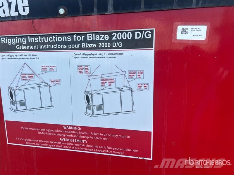 EcoBlaze 2000D/G 1800000 BTU Space Heater Kühl- und Heizsysteme