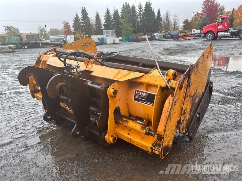 EDF 12 ft Extendable Snow Plow - Fits Wheel Loader Snow blades and plows