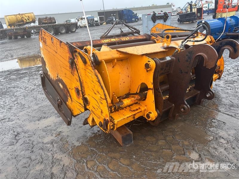 EDF 12 ft Extendable Snow Plow - Fits Wheel Loader Snow blades and plows