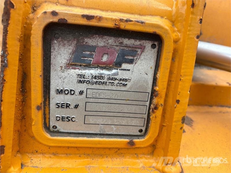  EDF 5-27H 5 ft 2 in 1 Way Snow Plow - Fits Motor G حراثات ونصول الجليد