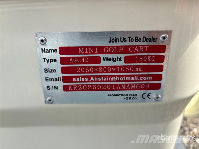  Electric IRGC40 BLUE Mini Golf Cart (Unused) Αμαξίδια γκολφ
