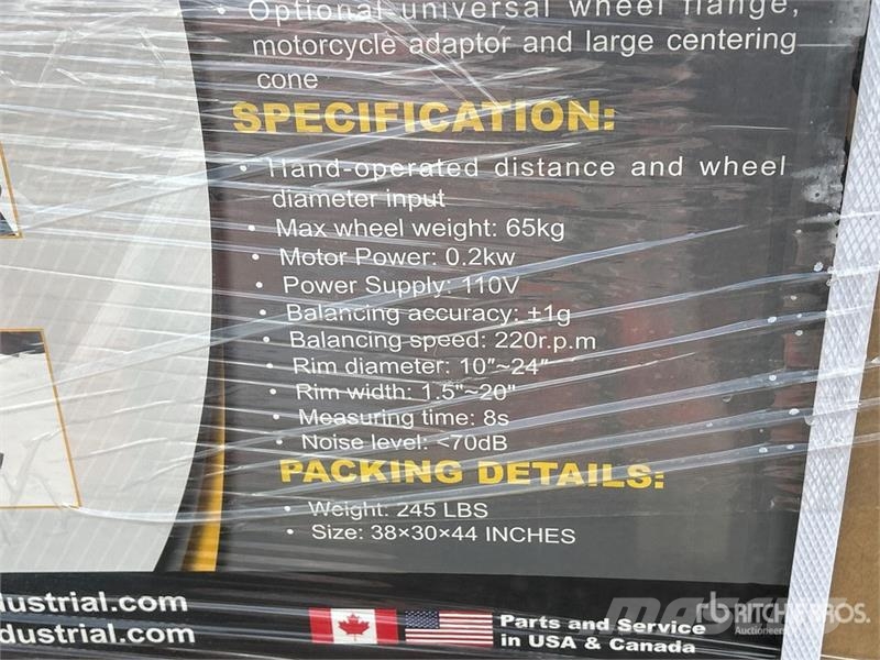 EMC WB24 Wheel Balancer (Unused) Drugi deli