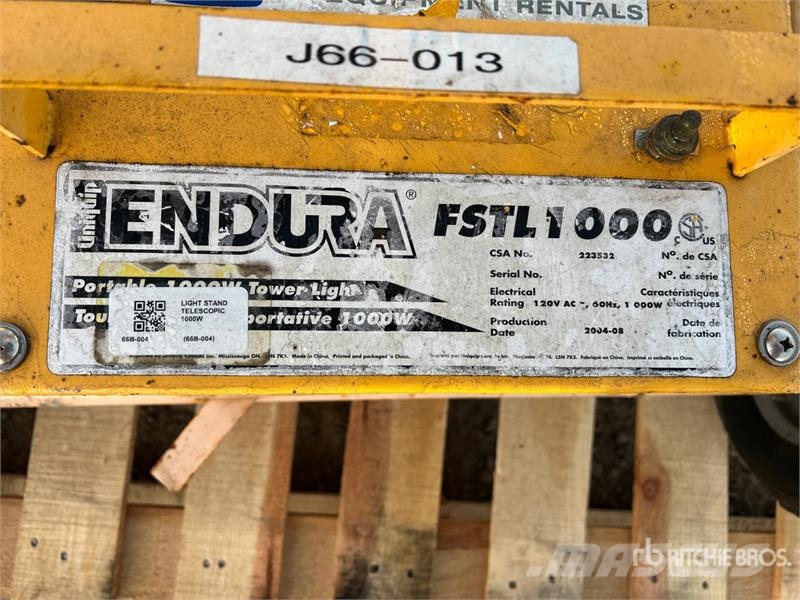 Endura FSTL1000 Work Lights Outros Florestal