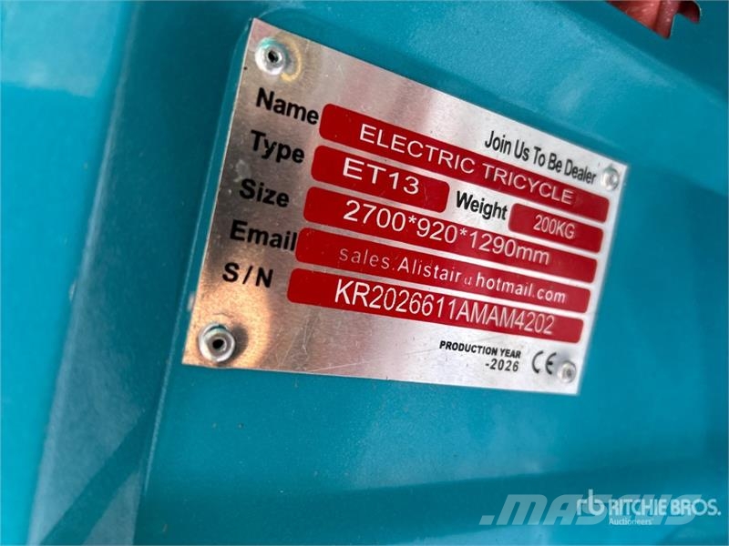 ET13 Blue Electric Mini Trike (Unused) Automobili