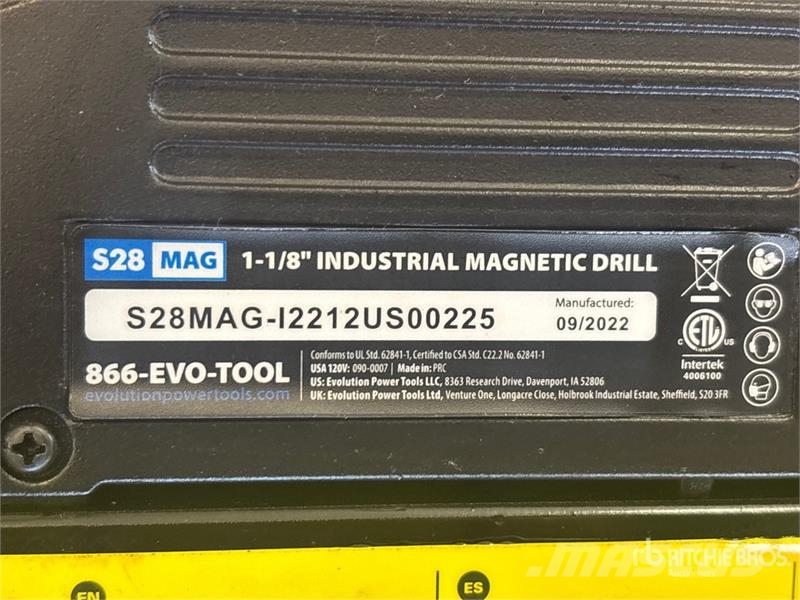  Evolution S28MAG 1-1/8" industrial magnetic drill Drugi deli