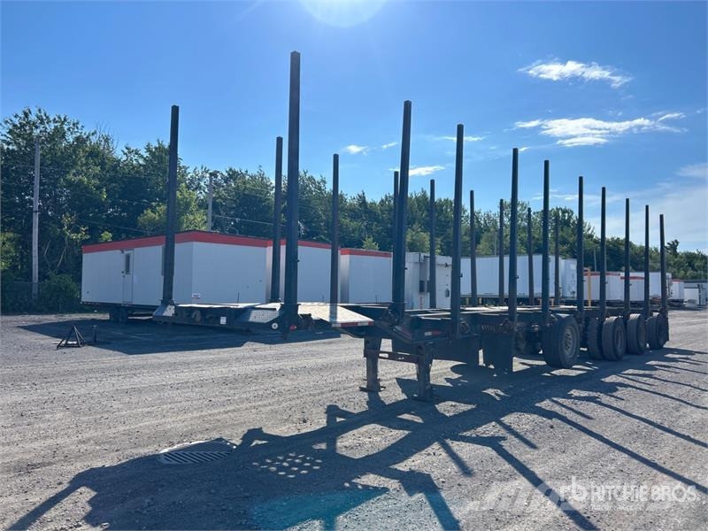 Fabrinord 48 ft Quad/A Hayrack Log Trailer Remorque grumière