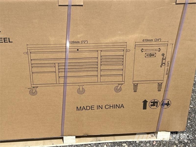 Fatboy 727FBNS 6 ft 17-Drawer Tool Workbench Andre komponenter