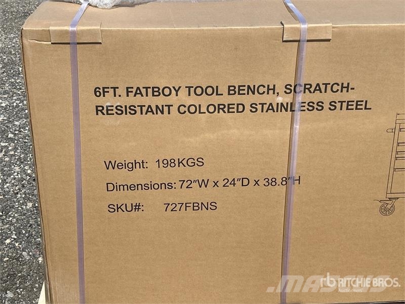 Fatboy 727FBNS 6 ft 17-Drawer Tool Workbench Andre komponenter