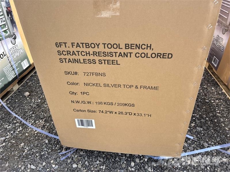 Fatboy 727FBNS 6 ft 17-Drawer Workbench (Unused) Andre komponenter