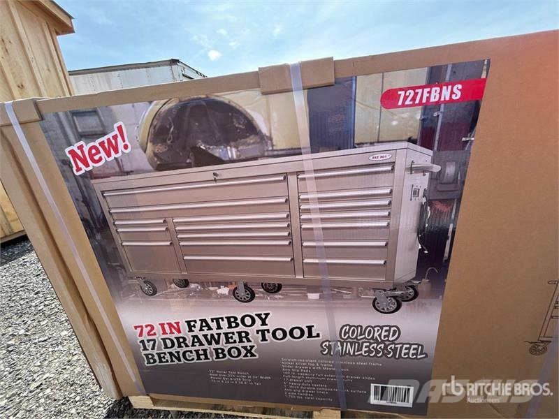 Fatboy 727FBNS 6 ft 17-Drawer Tool Workbench Andre komponenter