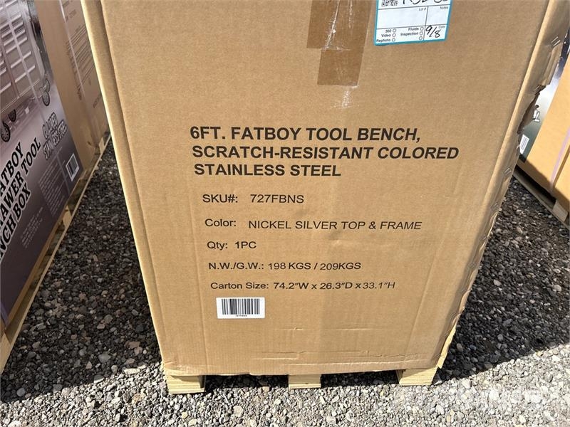 Fatboy 727FBNS 6 ft 17-Drawer Workbench (Unused) Andre komponenter
