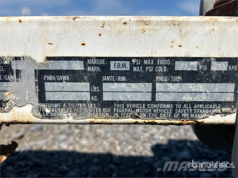  FBM 800B 13 ft S/A Boat Trailer Строителство - Други