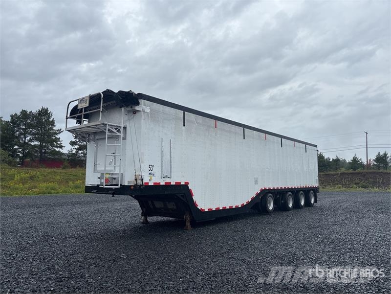  Fericar 53 ft x 102 in Quad/A Open-Top Chip Traile Hakeperävaunut