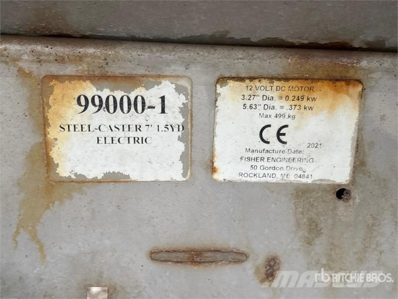 Fisher 99000-1 Steel Caster Electric Salt Spreader Posipači soli i peska