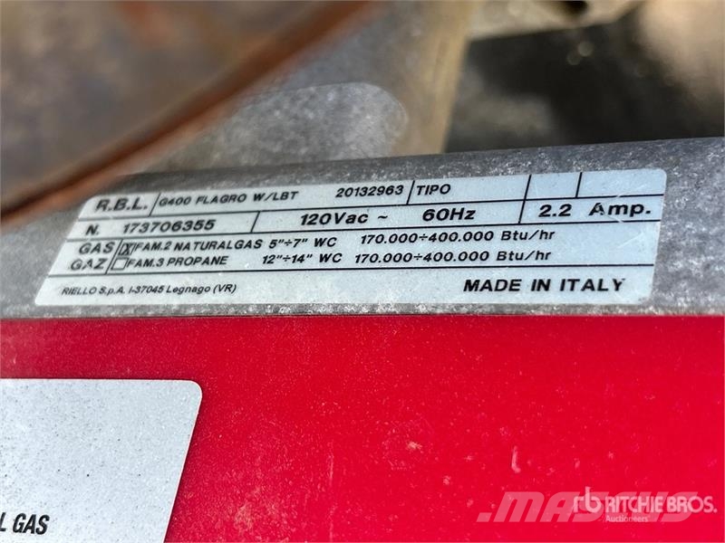 Flagro FVNP-400RC 390000 BTU Space Heater Šildymo ir šaldymo įranga