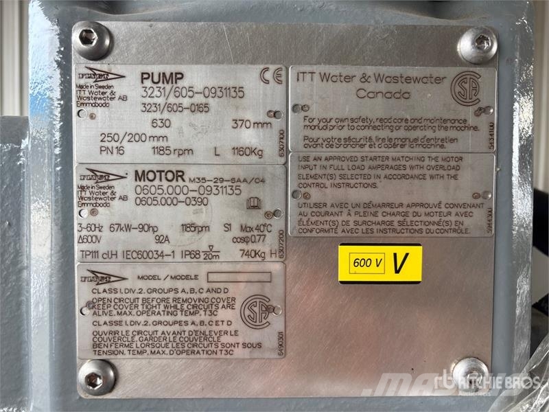 Flygt Submersible Water Pump Muut