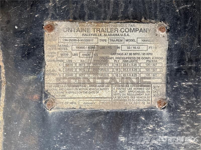 Fontaine 53 ft Tri/A Step Deck Trailer Plataformas bajas