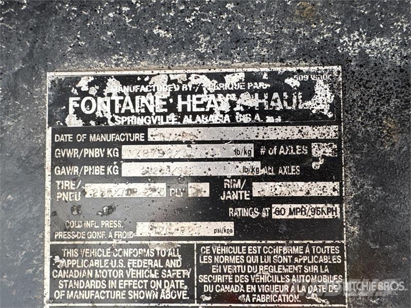 Fontaine Renegade LXT40 T/A Extendable Removable Gooseneck  로우 로더